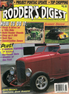 RODDER'S DIGEST 1995 JUNE - TOP CHOP TRICKS, FORD F-100 GETS CHOPPED